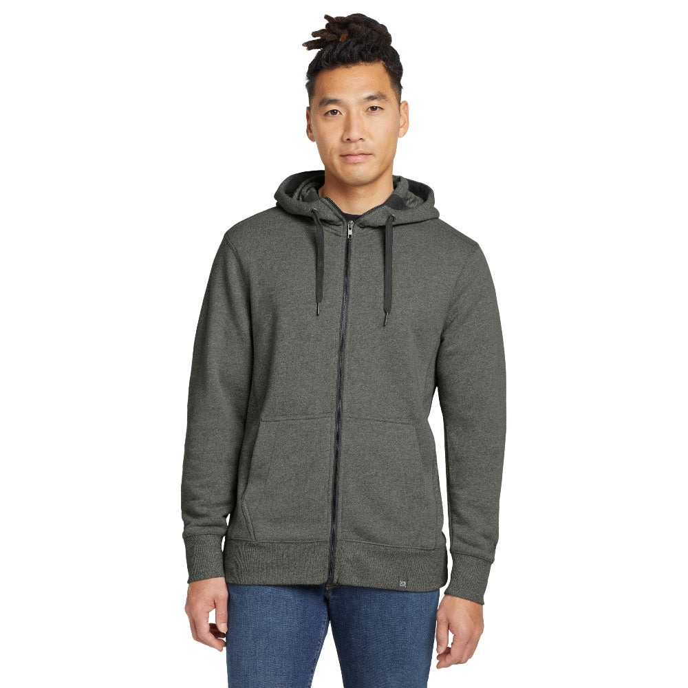 New Era® French Terry Full-Zip Hoodie - Black Twist