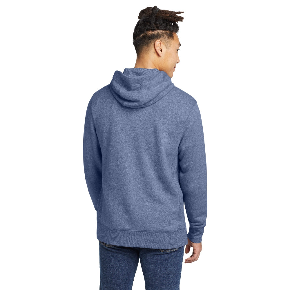 New Era® French Terry Full-Zip Hoodie - Dark Royal Twist