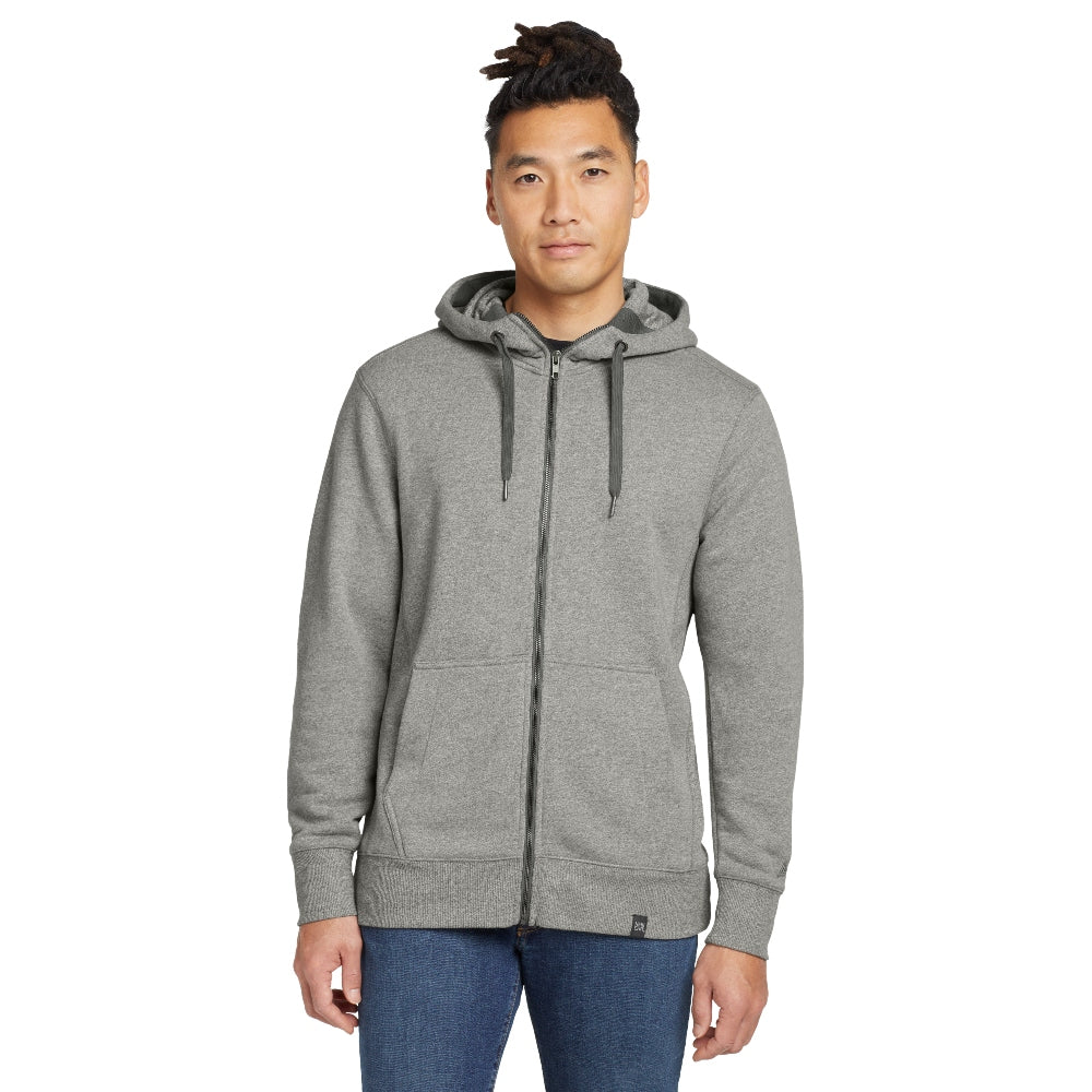 New Era® French Terry Full-Zip Hoodie - Light Graphite Twist