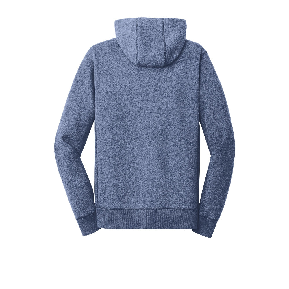 New Era® French Terry Full-Zip Hoodie - Dark Royal Twist