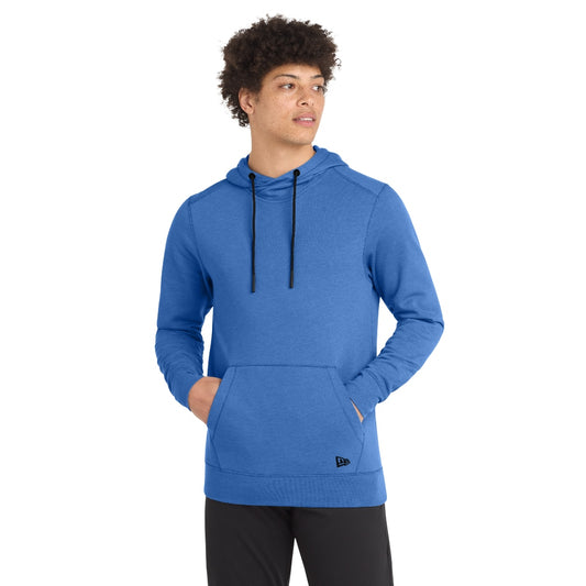 New Era® Tri-Blend Fleece Pullover Hoodie - Royal Heather