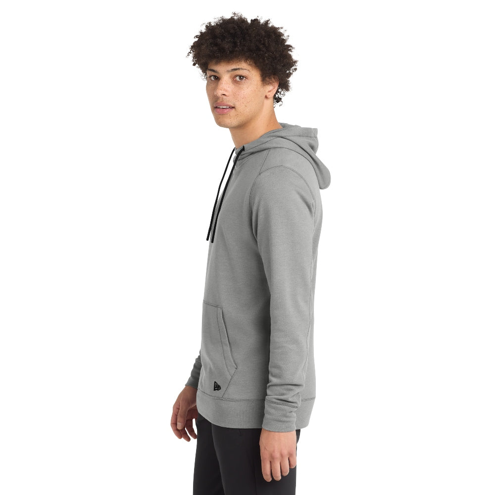 New Era® Tri-Blend Fleece Pullover Hoodie - Shadow Grey Heather