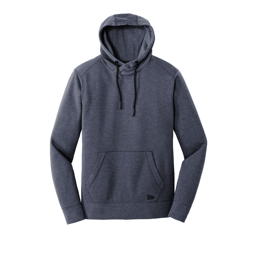 New Era® Tri-Blend Fleece Pullover Hoodie - True Navy Heather