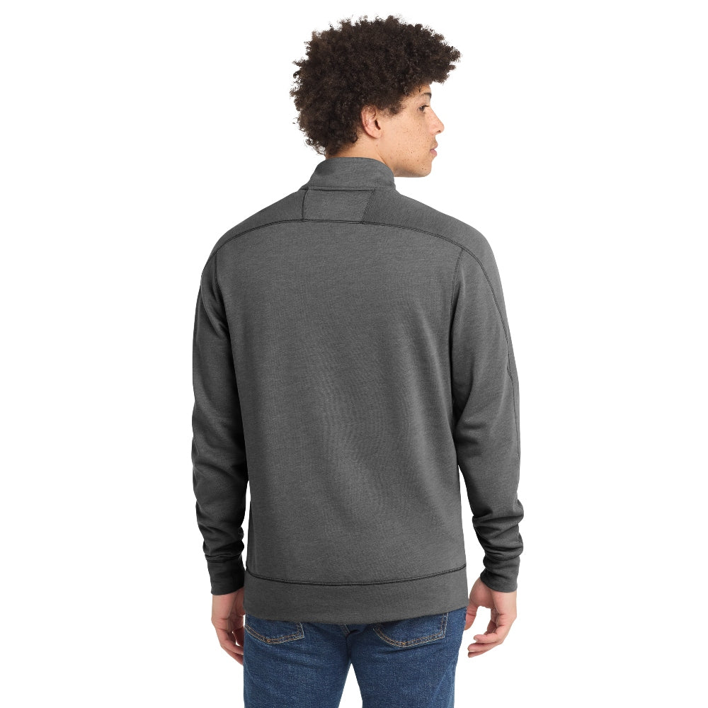 New Era® Tri-Blend Fleece 1/4-Zip Pullover - Black Heather