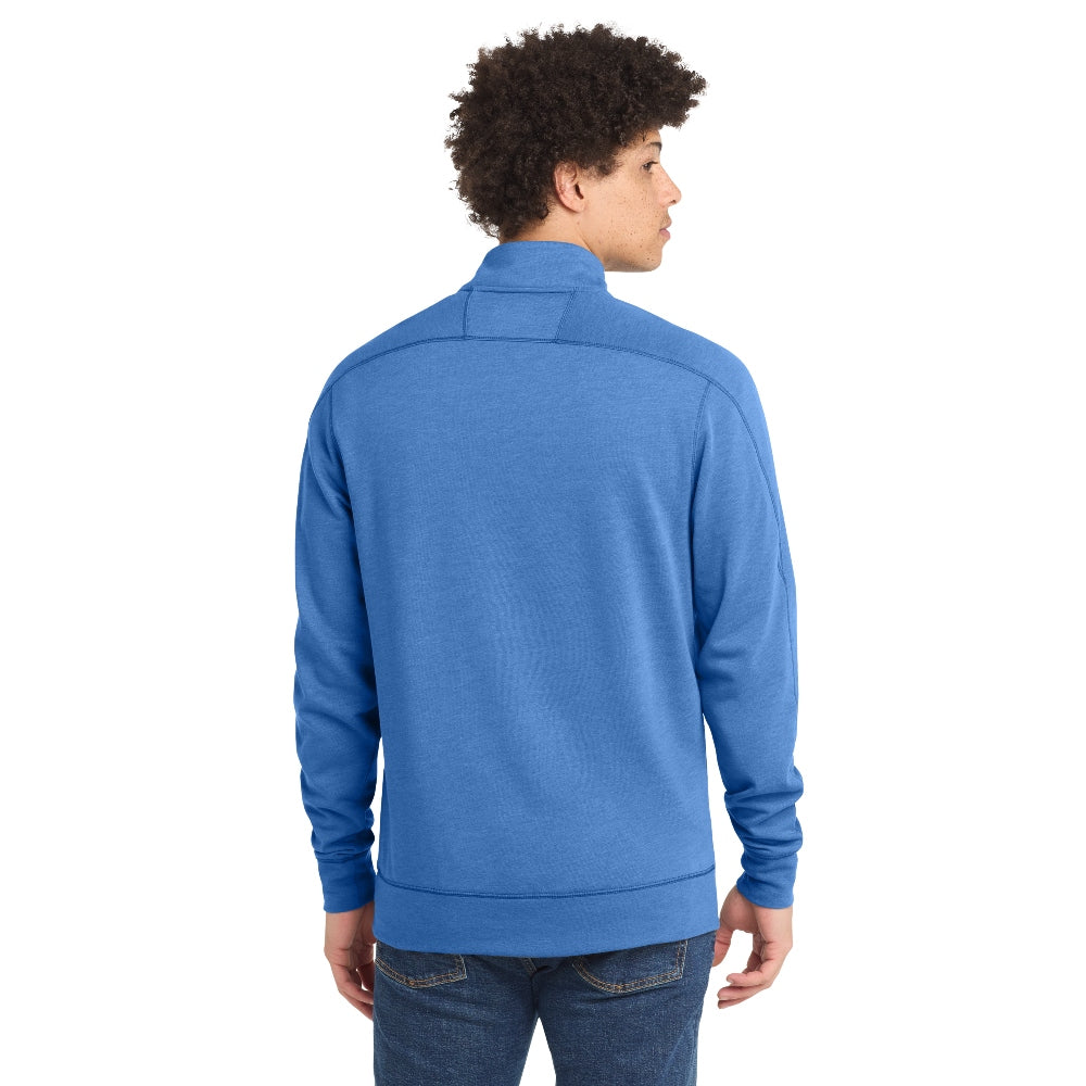 New Era® Tri-Blend Fleece 1/4-Zip Pullover - Royal Heather
