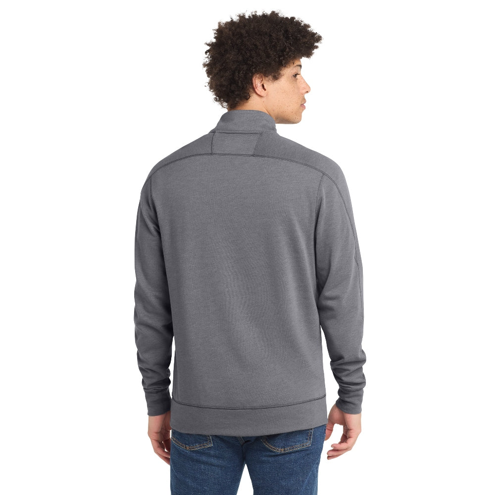New Era® Tri-Blend Fleece 1/4-Zip Pullover - Shadow Grey Heather