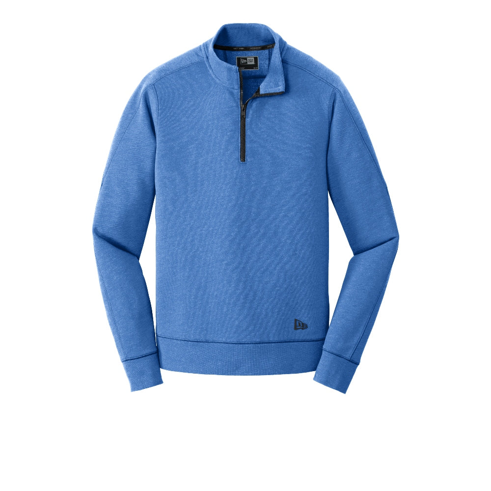New Era® Tri-Blend Fleece 1/4-Zip Pullover - Royal Heather
