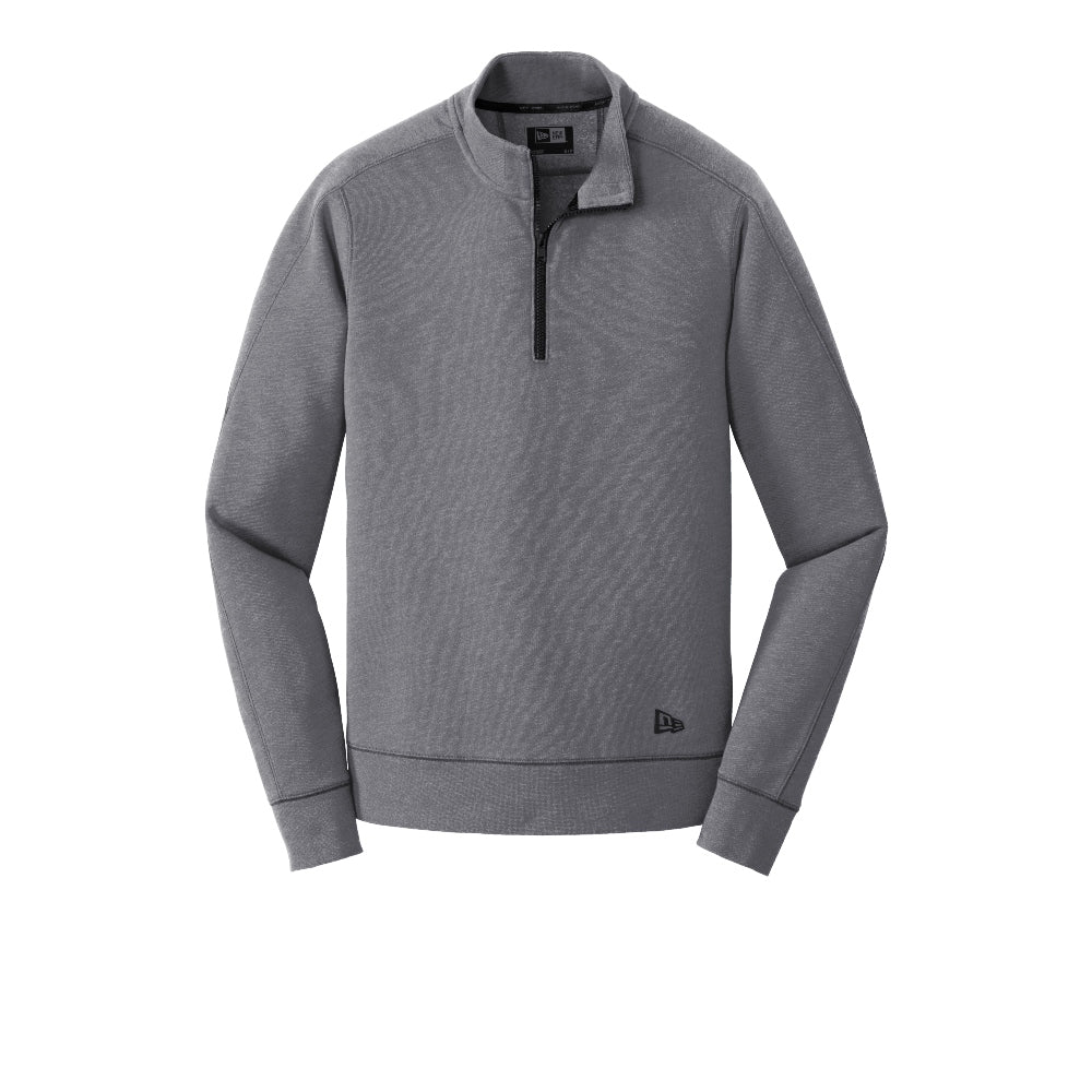 New Era® Tri-Blend Fleece 1/4-Zip Pullover - Shadow Grey Heather