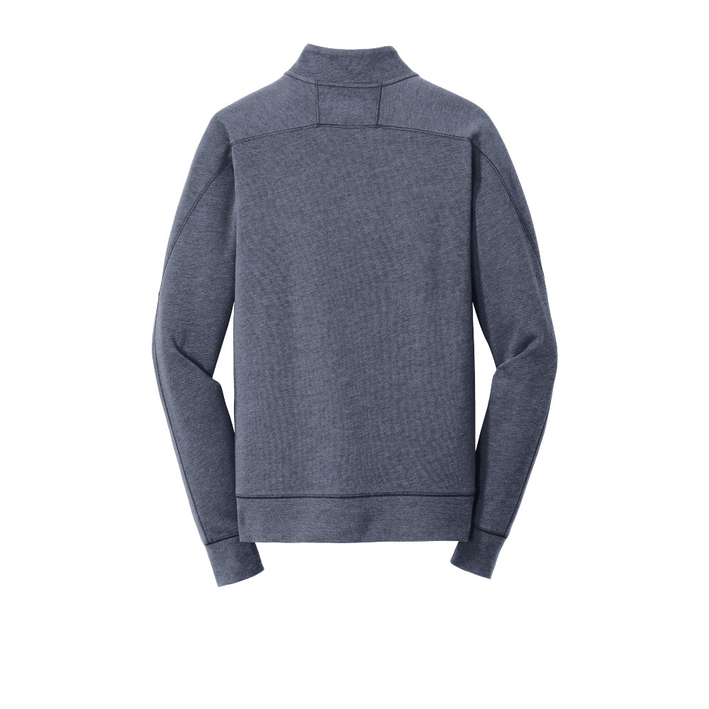 New Era® Tri-Blend Fleece 1/4-Zip Pullover - True Navy Heather