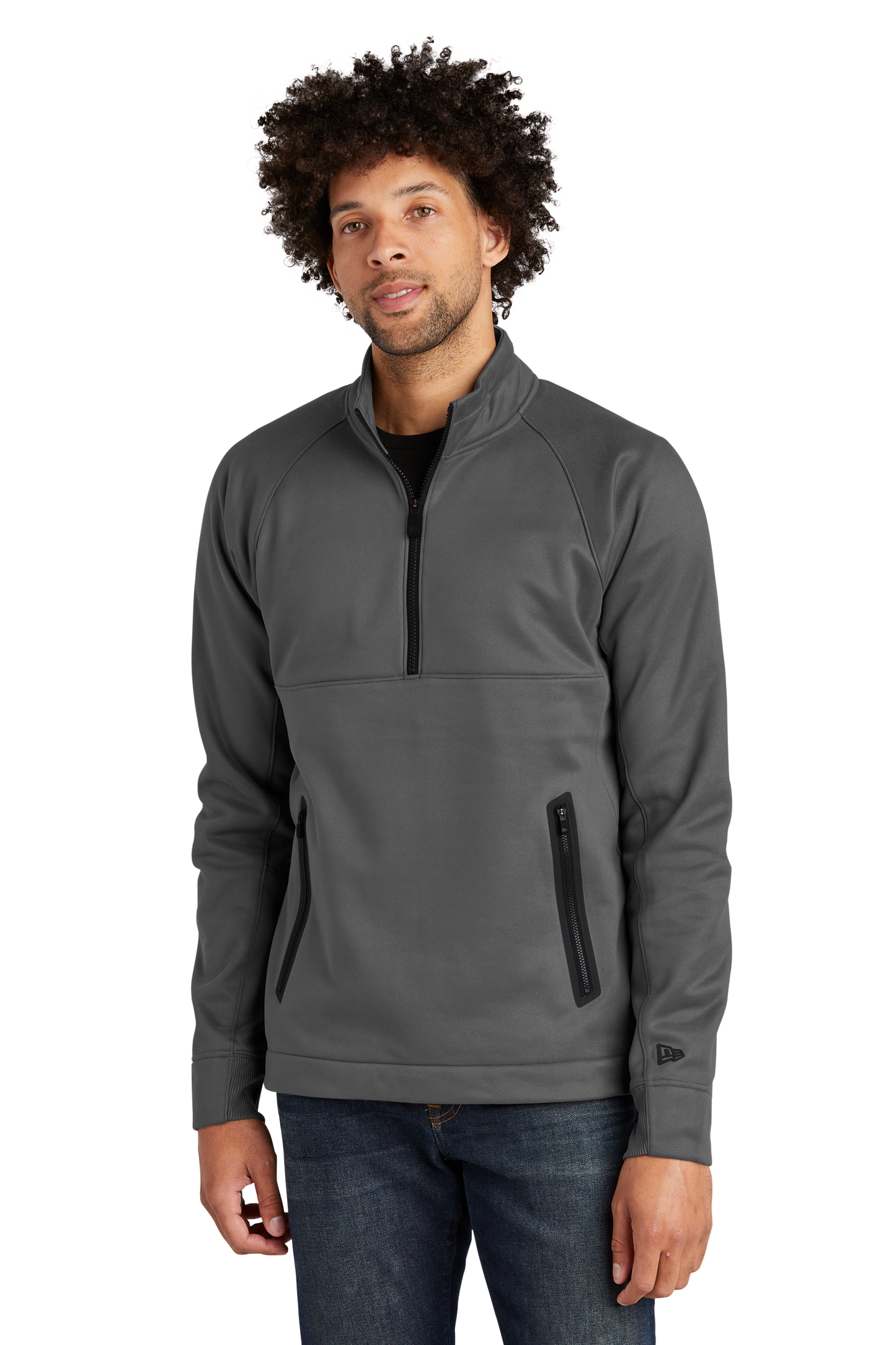 New Era ® Venue Fleece 1/4-Zip Pullover - Graphite