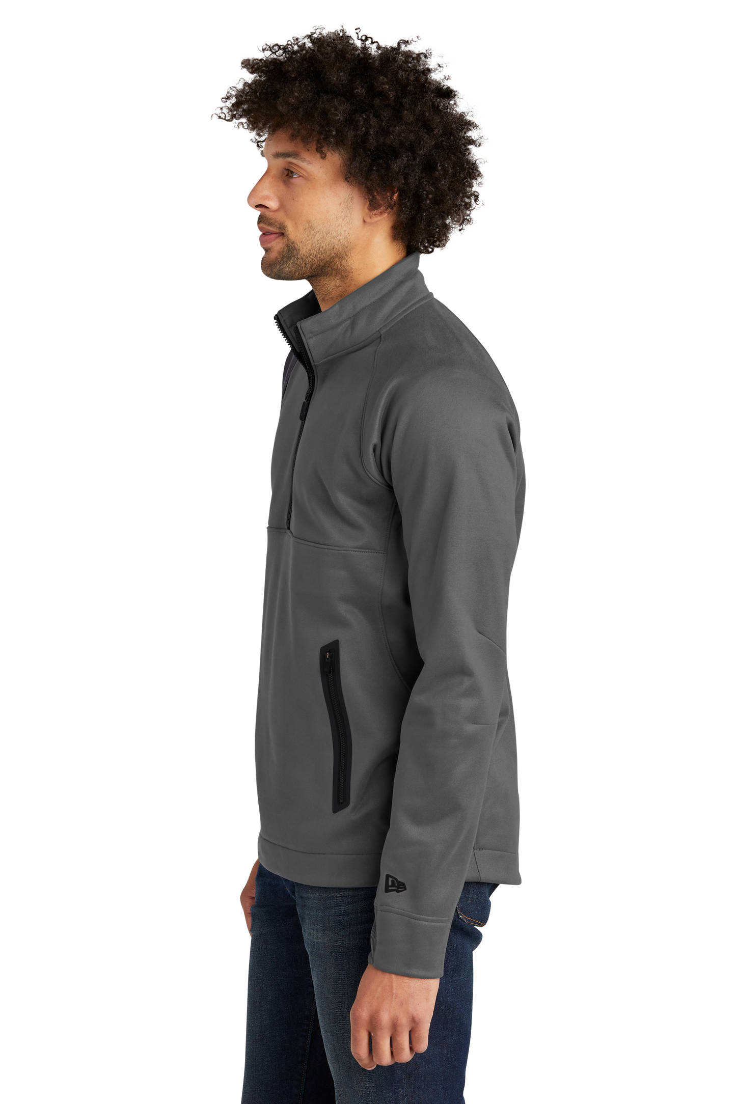 New Era ® Venue Fleece 1/4-Zip Pullover - Graphite