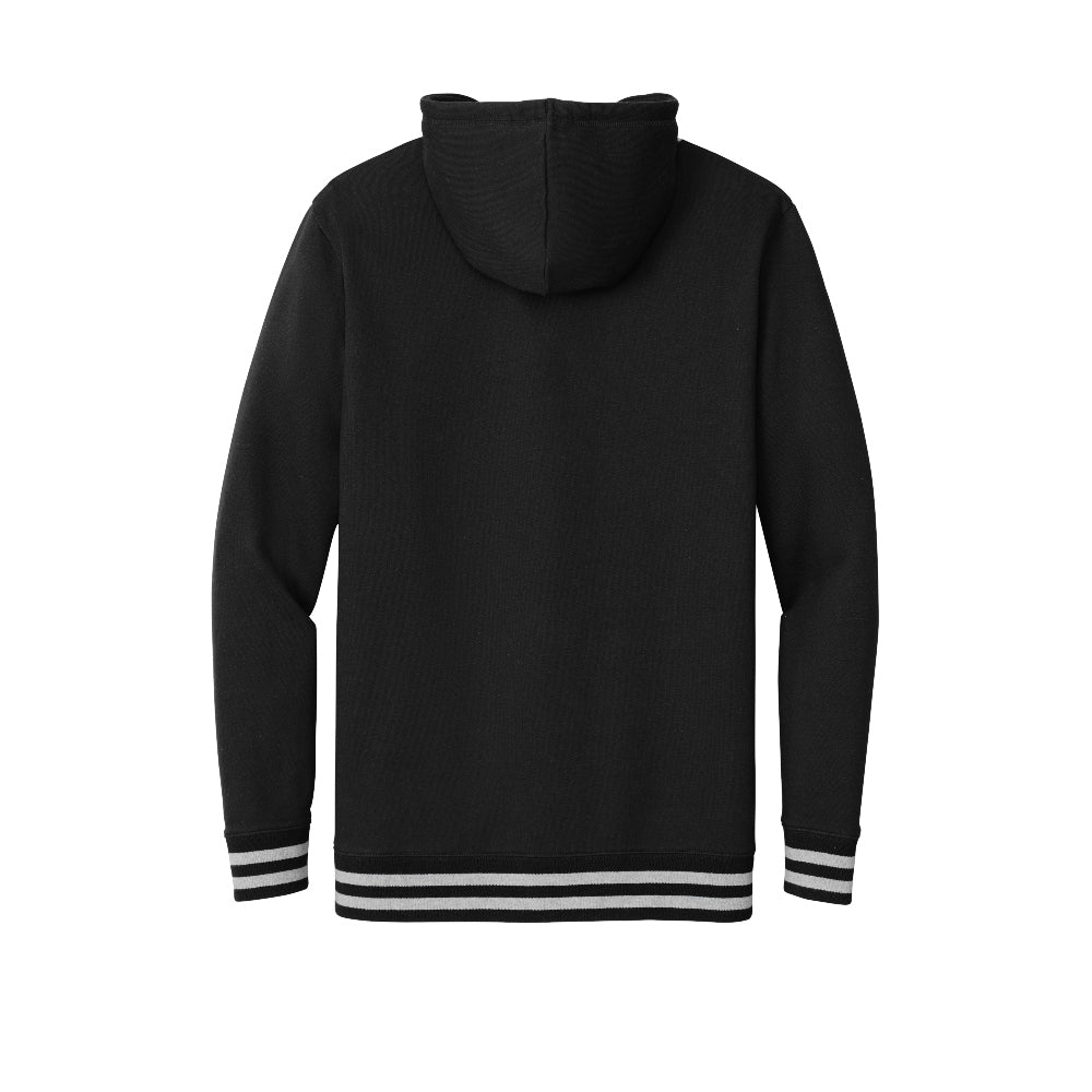 New Era® Comeback Fleece Pullover Hoodie - Black Athletic Heather