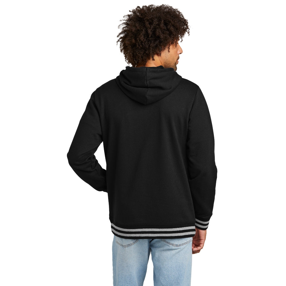 New Era® Comeback Fleece Pullover Hoodie - Black Athletic Heather