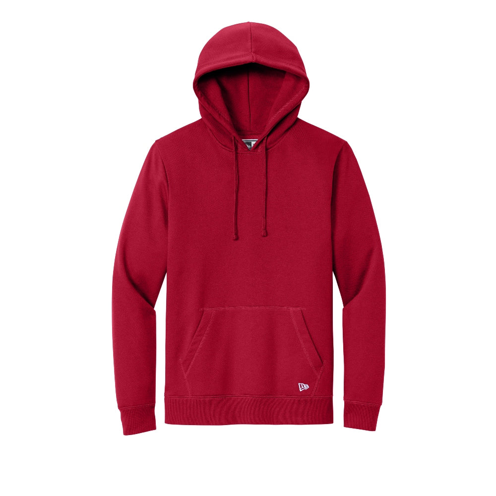 New Era® Comeback Fleece Pullover Hoodie - Crimson