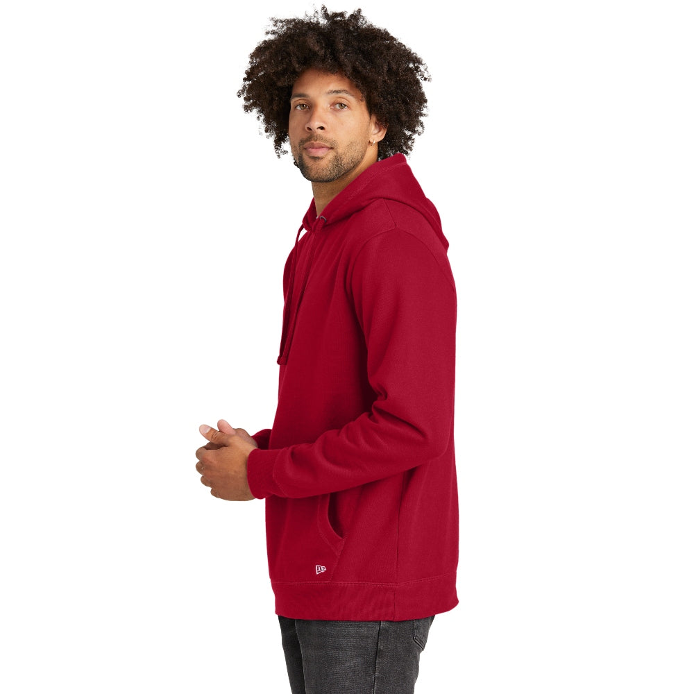 New Era® Comeback Fleece Pullover Hoodie - Crimson
