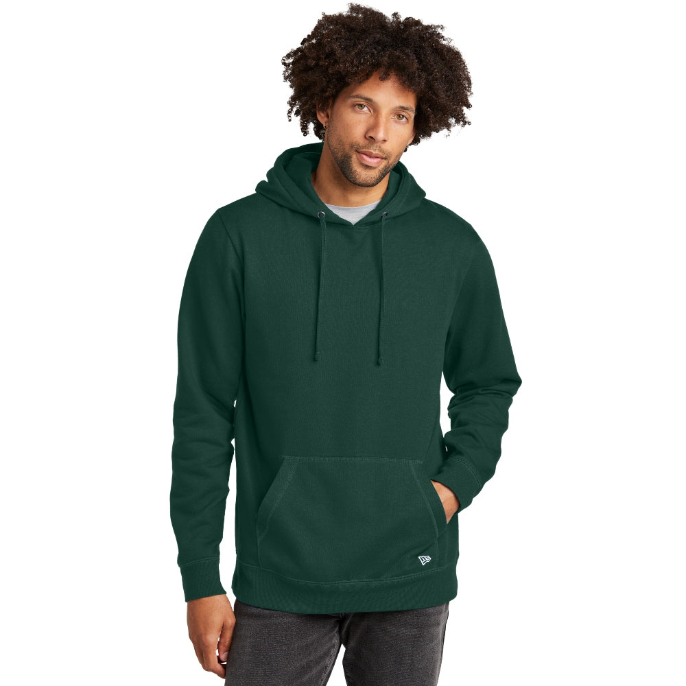 New Era® Comeback Fleece Pullover Hoodie - Dark Green
