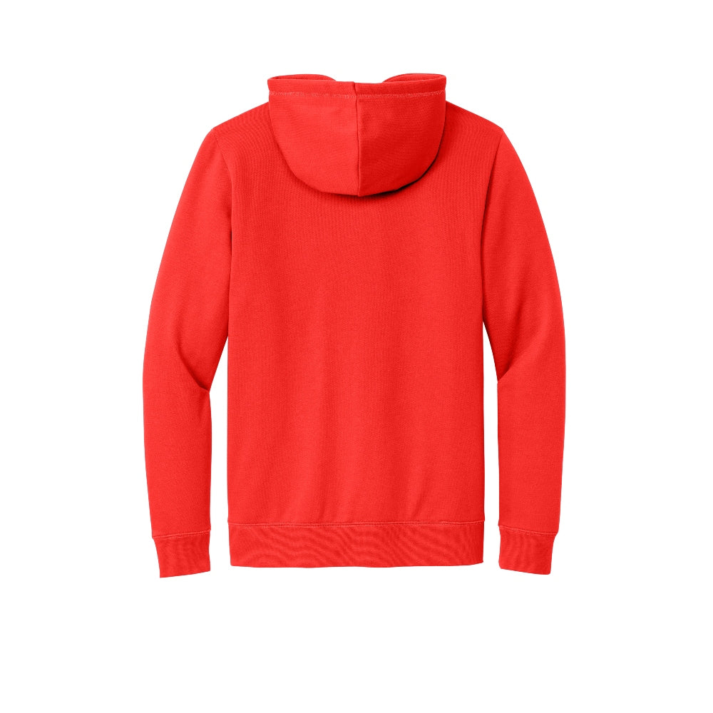 New Era® Comeback Fleece Pullover Hoodie - Deep Orange