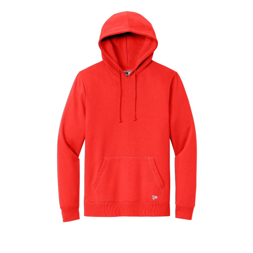 New Era® Comeback Fleece Pullover Hoodie - Deep Orange