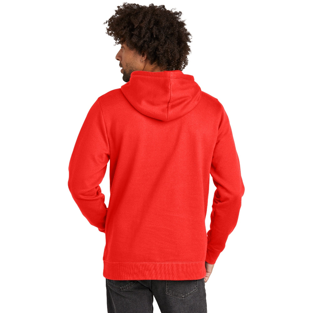 New Era® Comeback Fleece Pullover Hoodie - Deep Orange