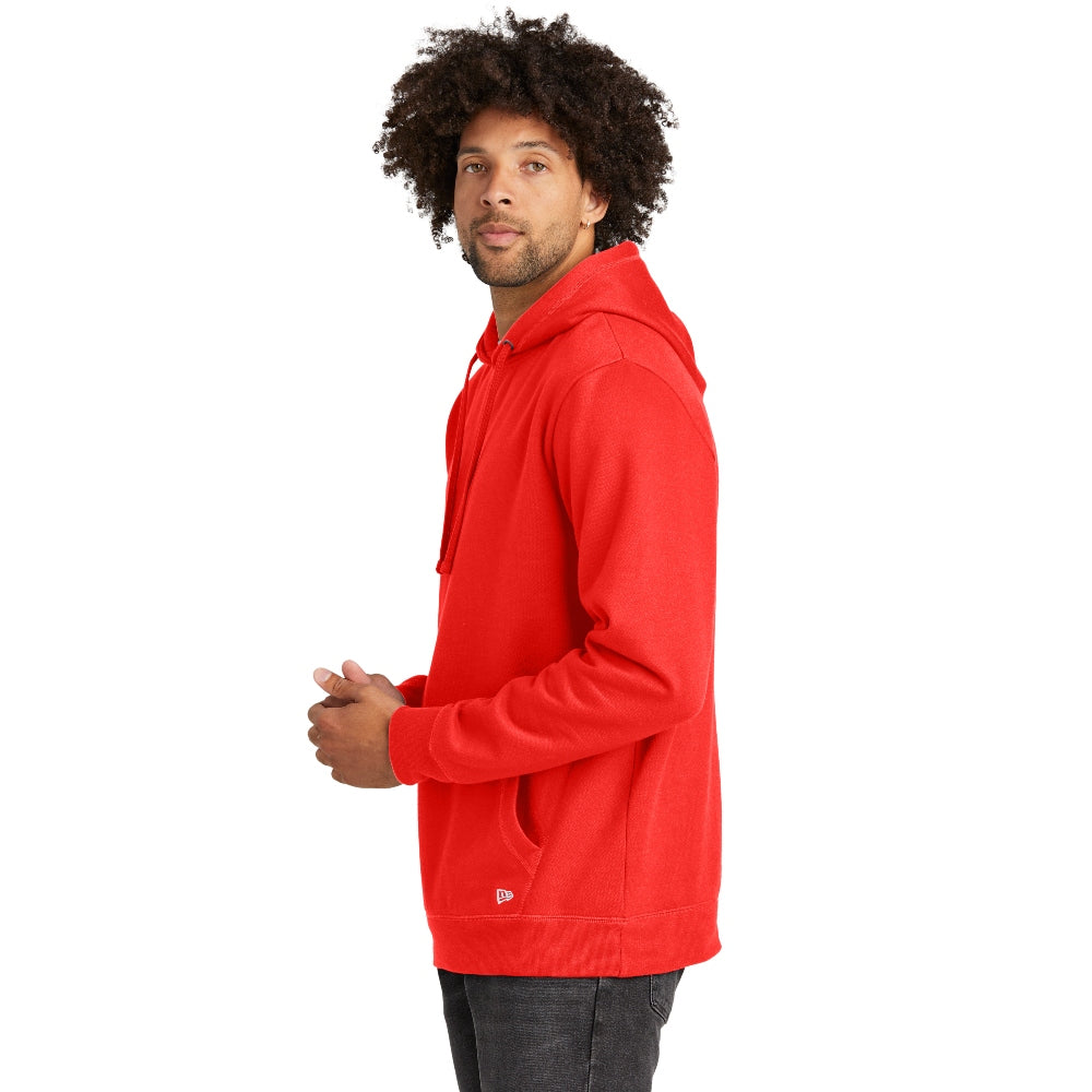 New Era® Comeback Fleece Pullover Hoodie - Deep Orange