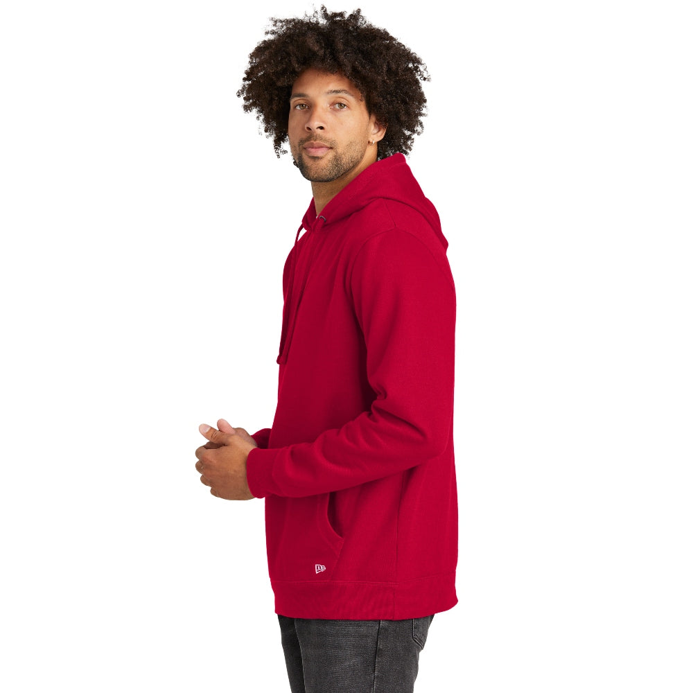 New Era® Comeback Fleece Pullover Hoodie - Scarlet