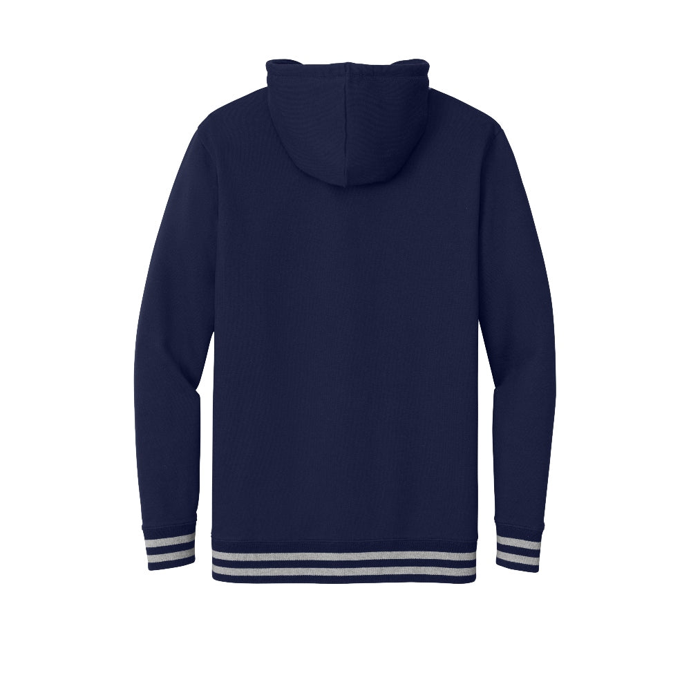 New Era® Comeback Fleece Pullover Hoodie - True Navy/Athletic Heather