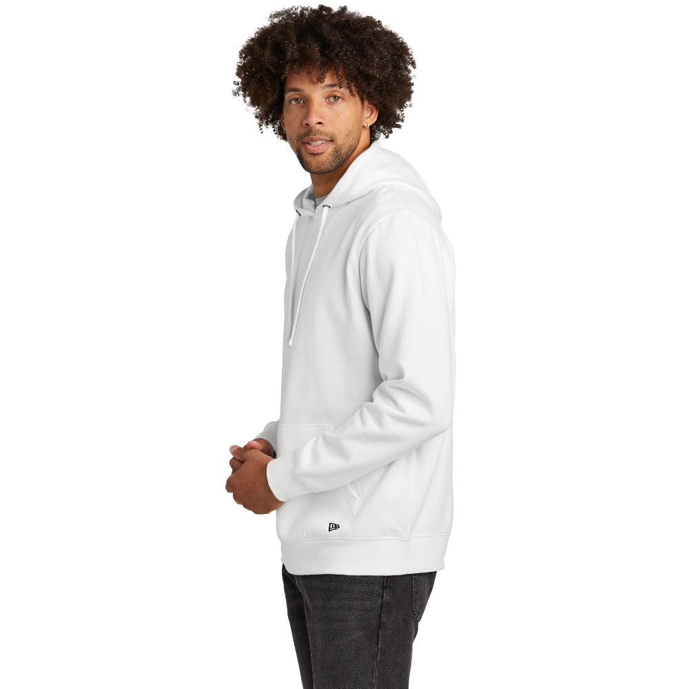 New Era® Comeback Fleece Pullover Hoodie - White