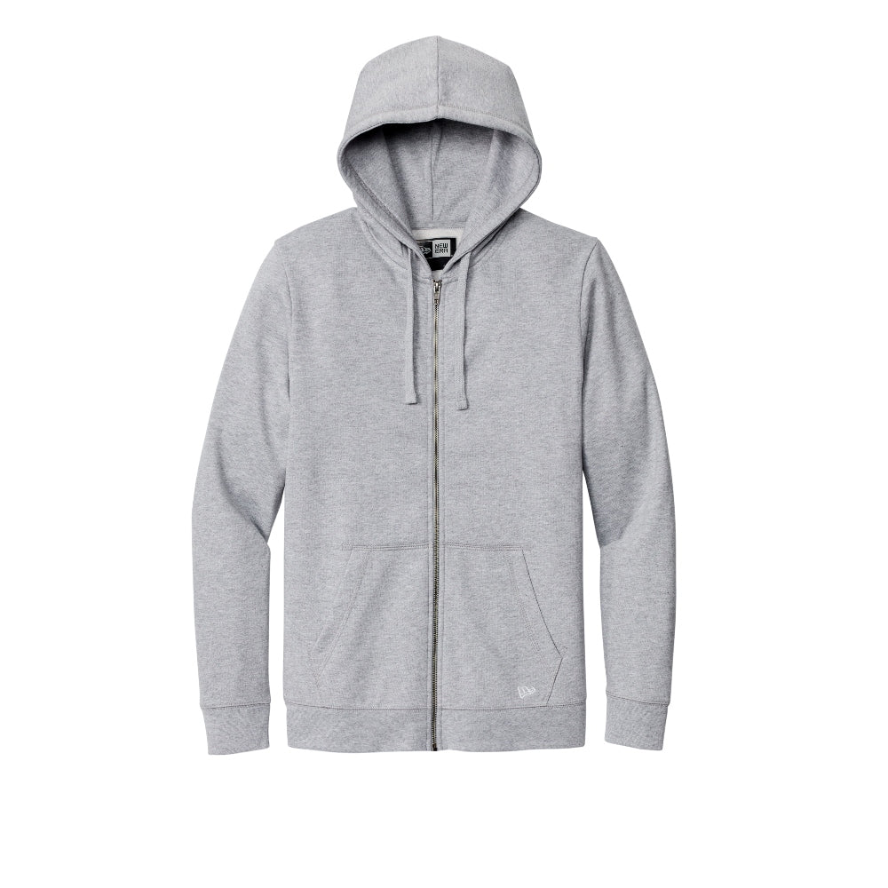 New Era® Comeback Fleece Full-Zip Hoodie - Athletic Heather