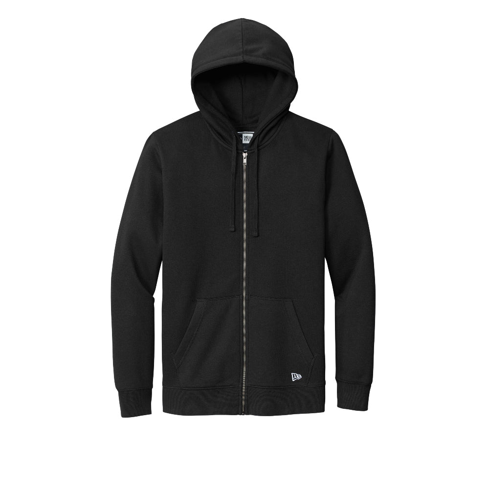 New Era® Comeback Fleece Full-Zip Hoodie - Black