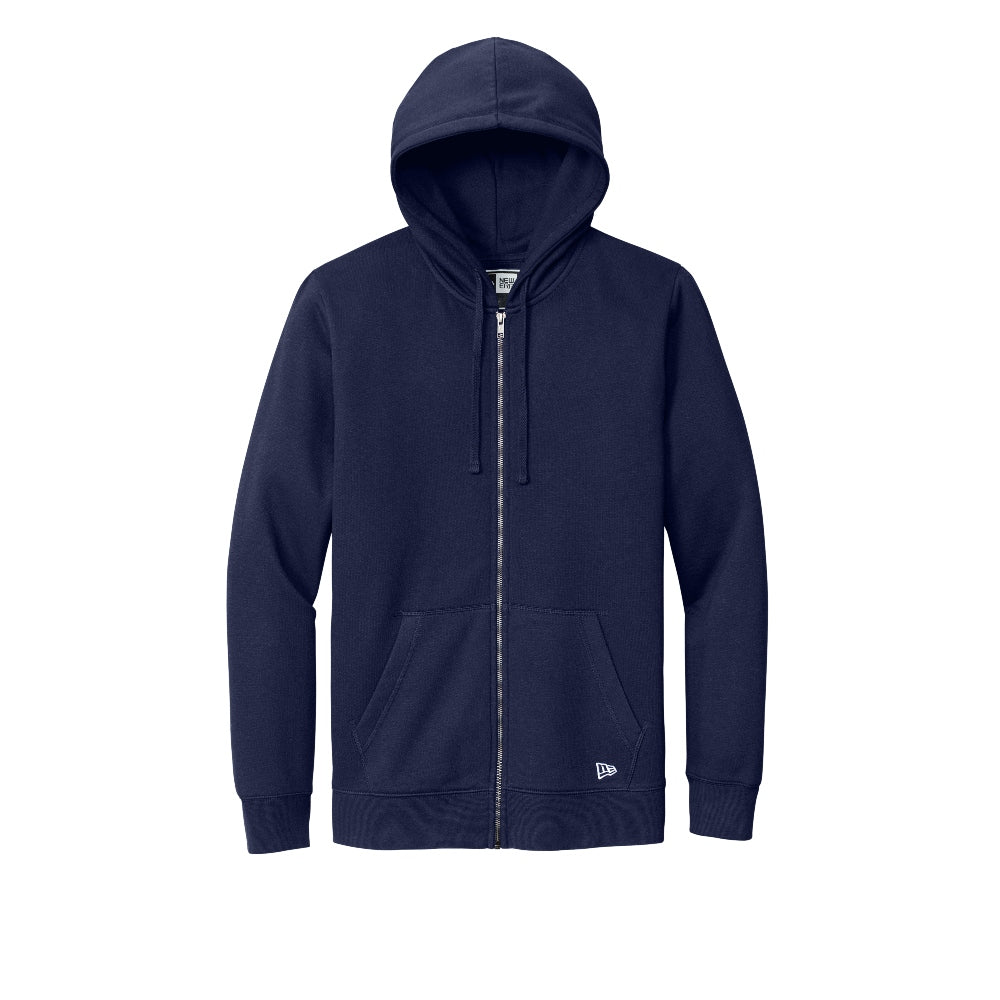 New Era® Comeback Fleece Full-Zip Hoodie - True Navy