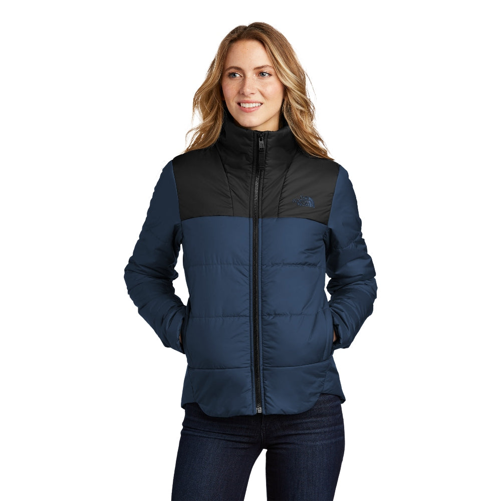 The North Face® Women's Chest Logo Everyday Insulated Jacket - Shady Blue