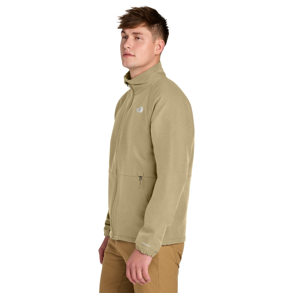 The North Face® Barr Lake Soft Shell Jacket - Khaki Stone Dark Heather