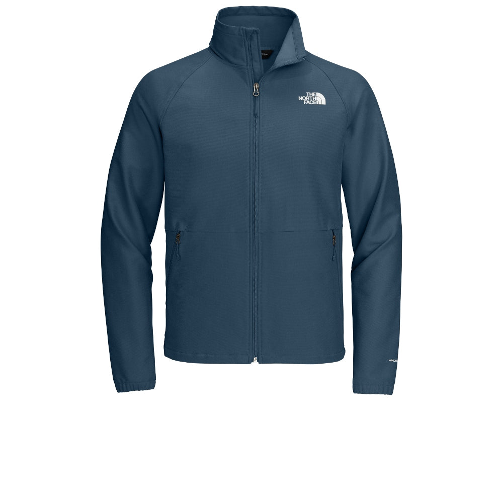 The North Face® Barr Lake Soft Shell Jacket - Shady Blue Dark Heather