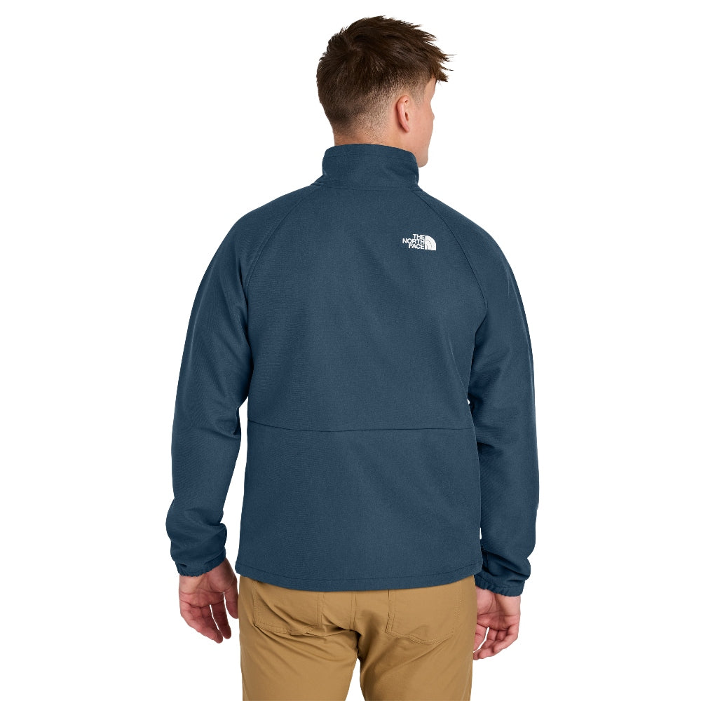 The North Face® Barr Lake Soft Shell Jacket - Shady Blue Dark Heather