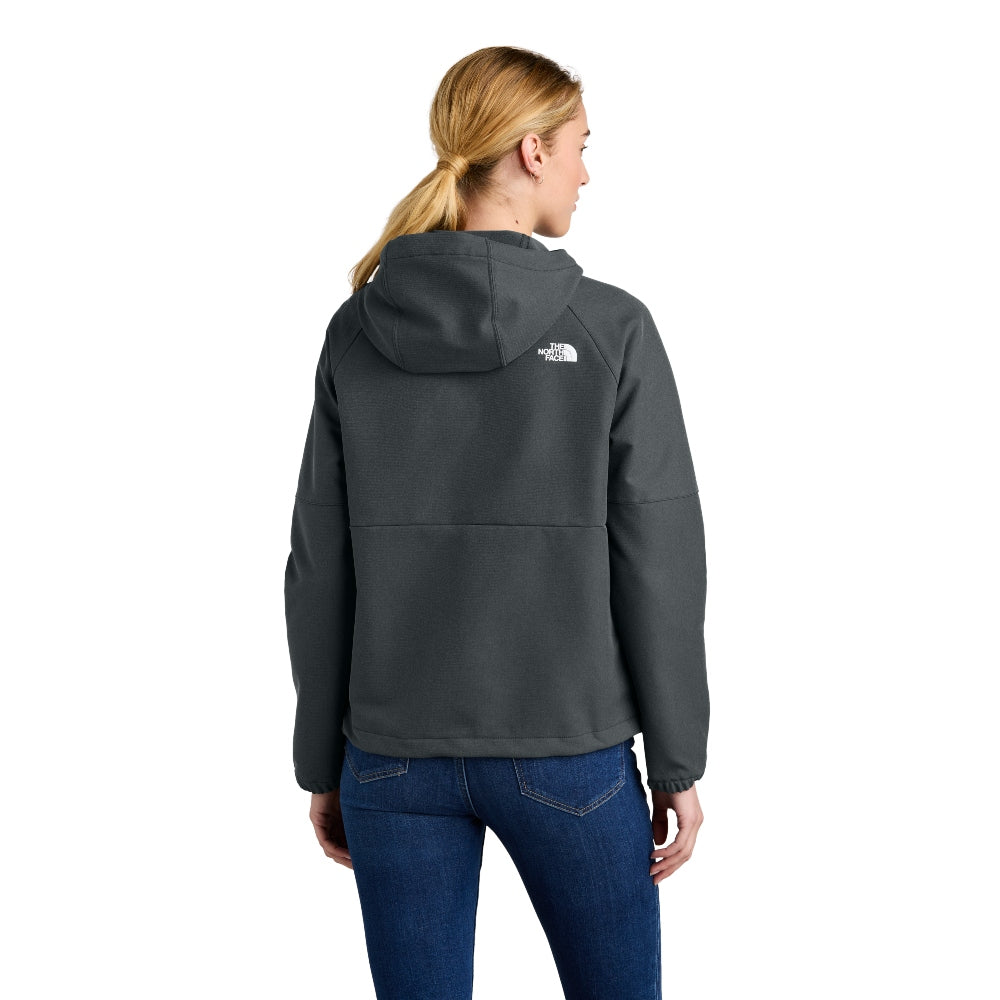 The North Face® Women's Double-Knit Full-Zip Hoodie - Asphalt Grey