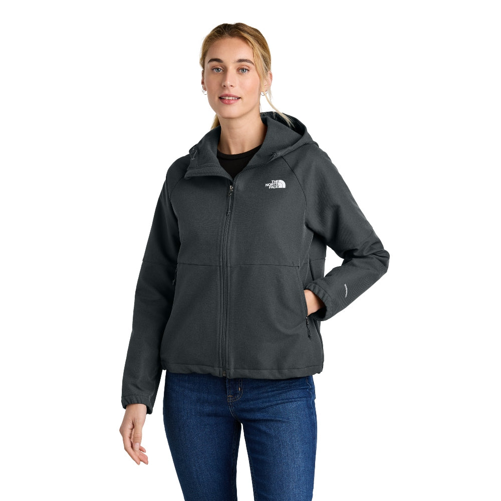 The North Face® Women's Double-Knit Full-Zip Hoodie - Asphalt Grey