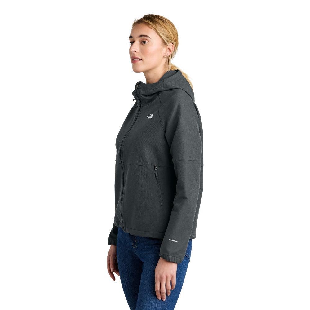 The North Face® Women's Double-Knit Full-Zip Hoodie - Asphalt Grey