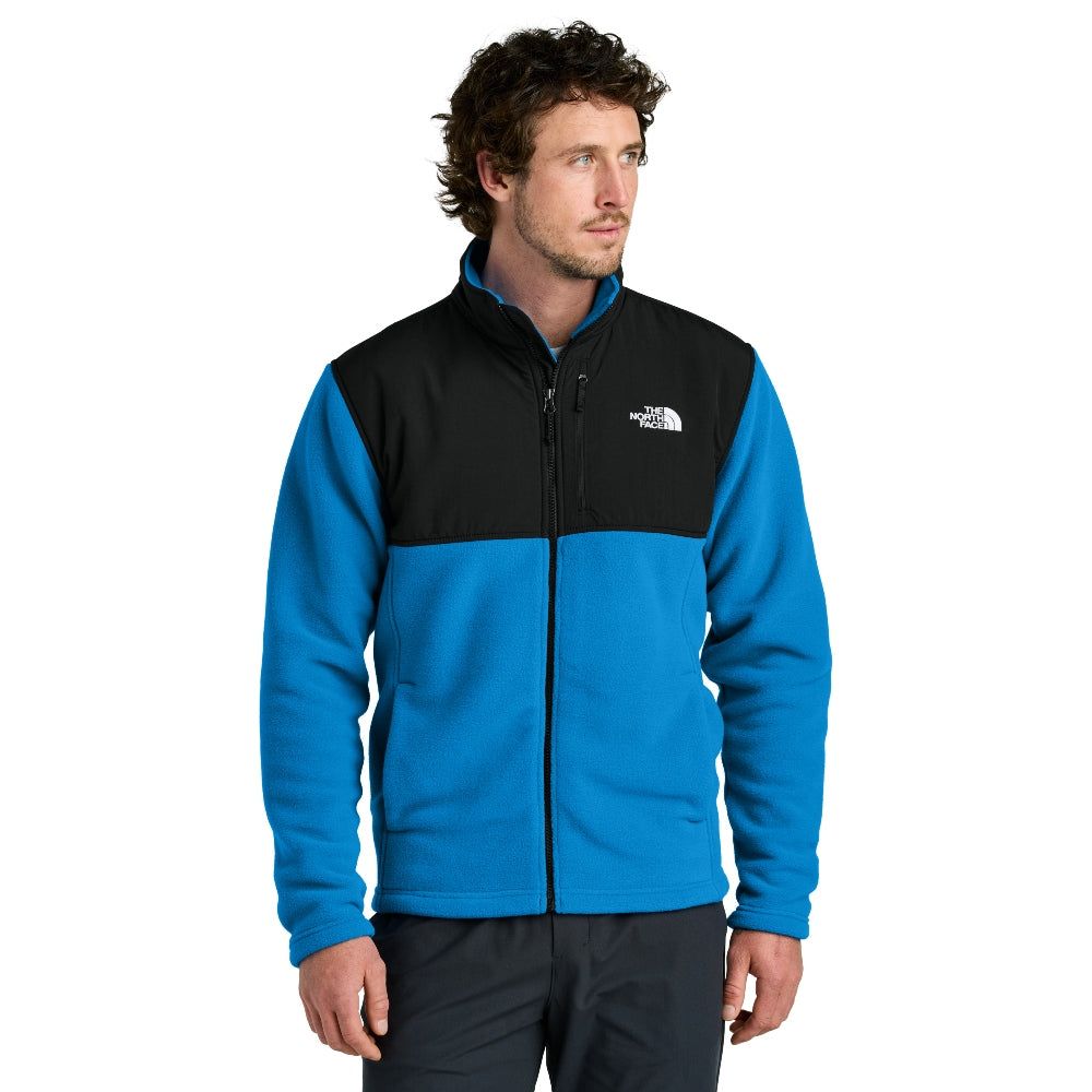The North Face® Highest Peak Full-Zip Fleece Jacket - Hero Blue/TNF Black