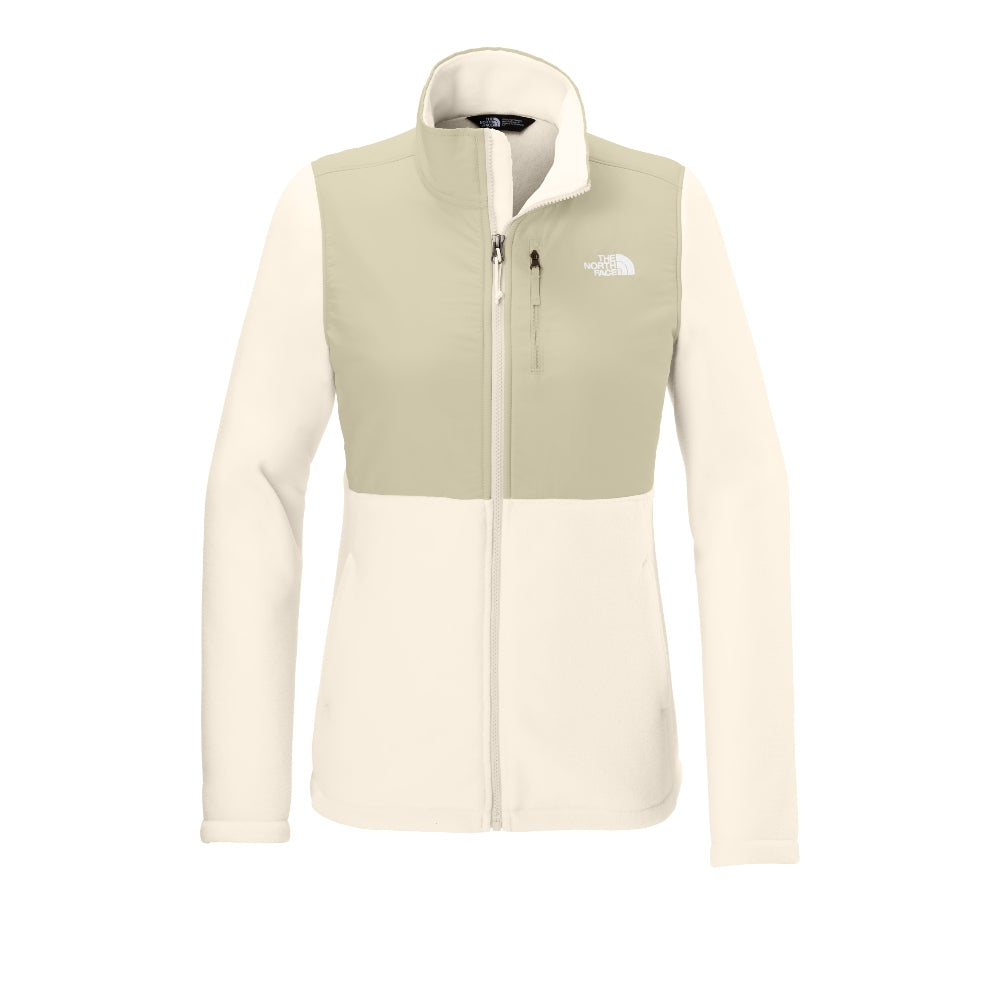 The North Face® Women’s Highest Peak Full-Zip Fleece Jacket - Gardenia White/Gravel