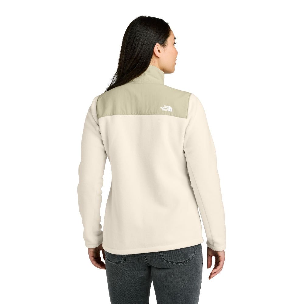 The North Face® Women’s Highest Peak Full-Zip Fleece Jacket - Gardenia White/Gravel