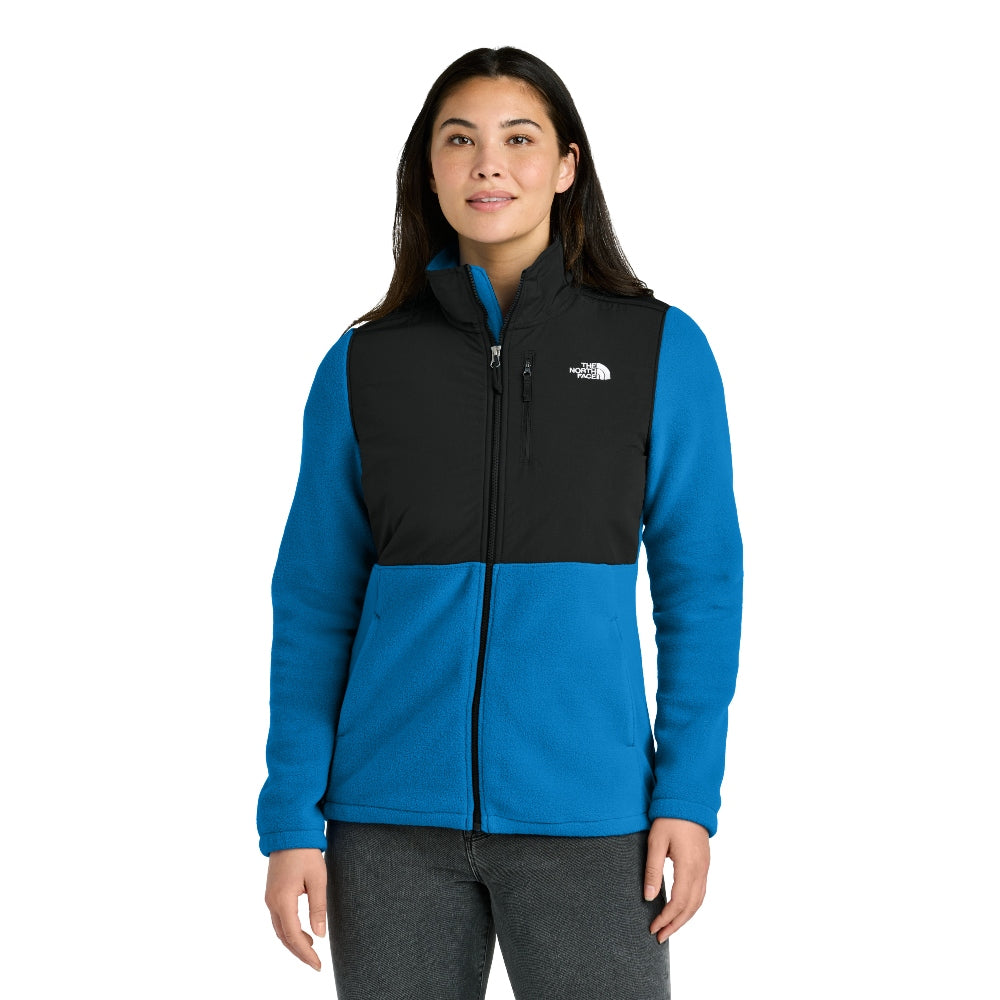 The North Face® Women’s Highest Peak Full-Zip Fleece Jacket - Hero Blue/TNF Black