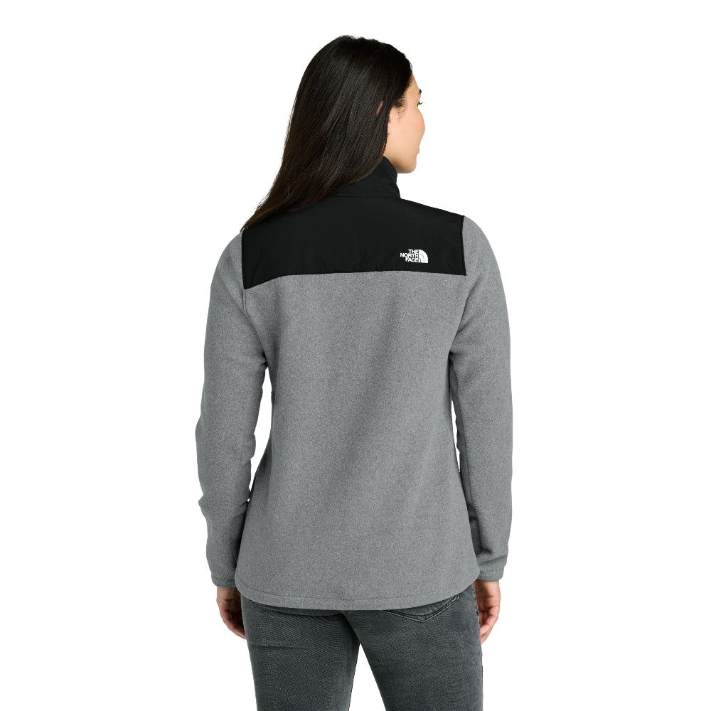 The North Face® Women’s Highest Peak Full-Zip Fleece Jacket - TNF Medium Grey Heather/TNF Black