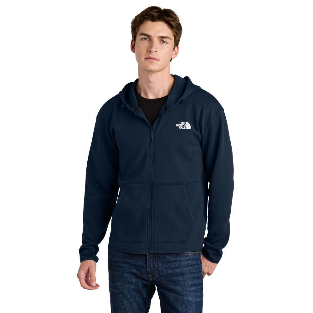 The North Face® Double-Knit Full-Zip Hoodie - Summit Navy