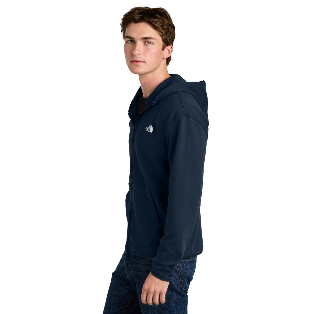The North Face® Double-Knit Full-Zip Hoodie - Summit Navy