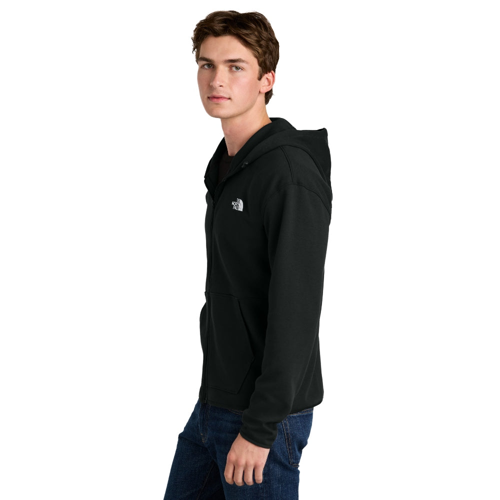 The North Face® Double-Knit Full-Zip Hoodie - TNF Black