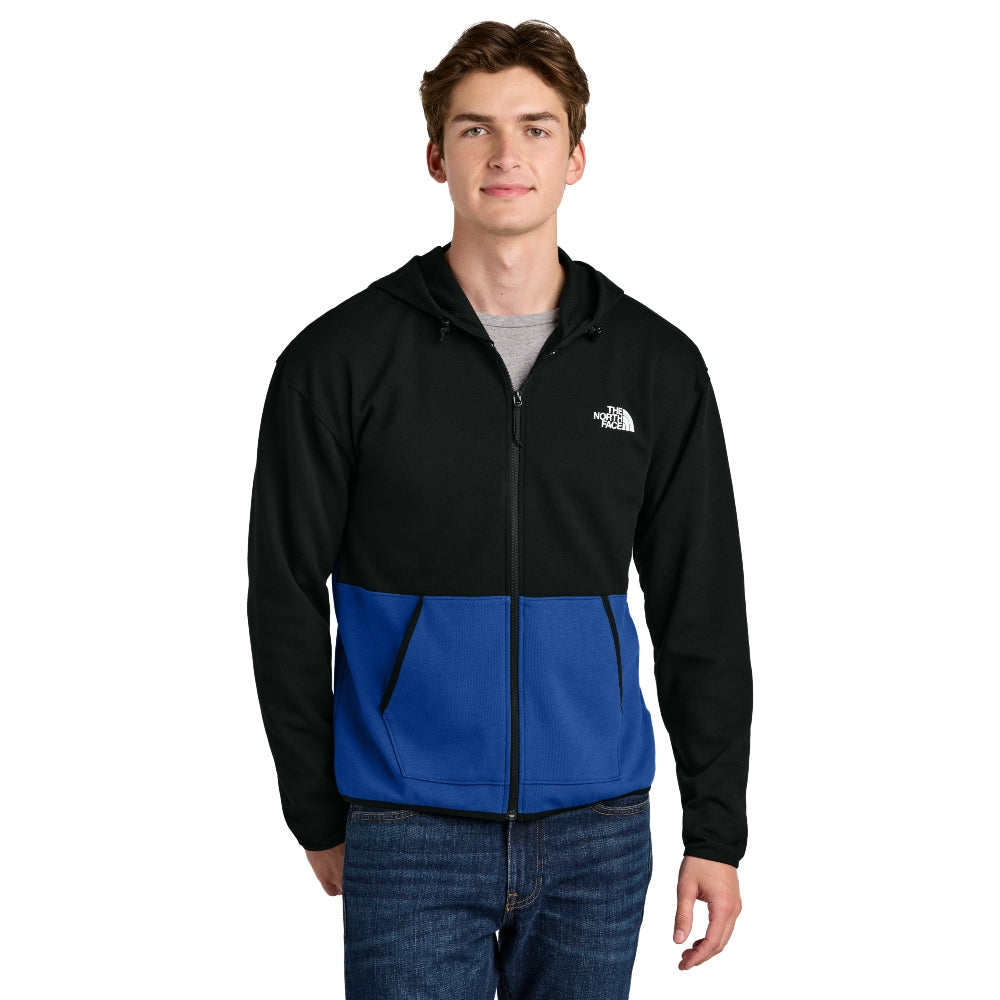 The North Face® Double-Knit Full-Zip Hoodie - TNF Blue/TNF Black