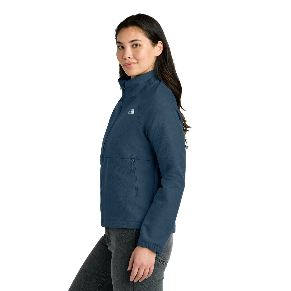 The North Face® Women’s Barr Lake Soft Shell Jacket - Shady Blue Dark Heather