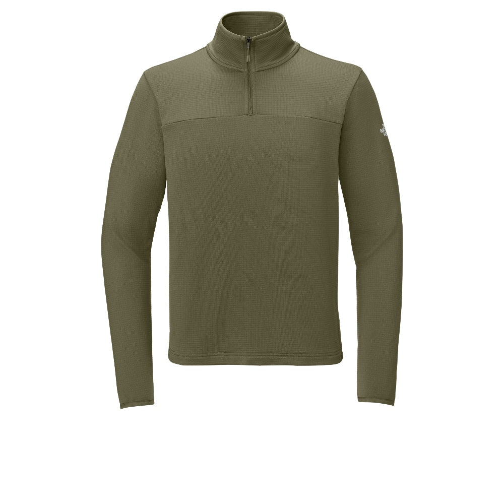 The North Face® Aim 1/4-Zip Fleece - Burnt Olive Green
