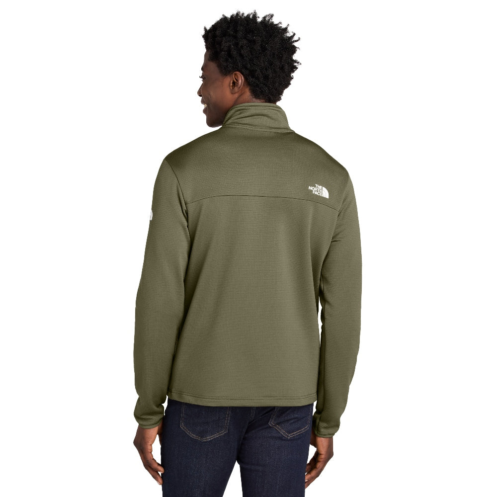The North Face® Aim 1/4-Zip Fleece - Burnt Olive Green