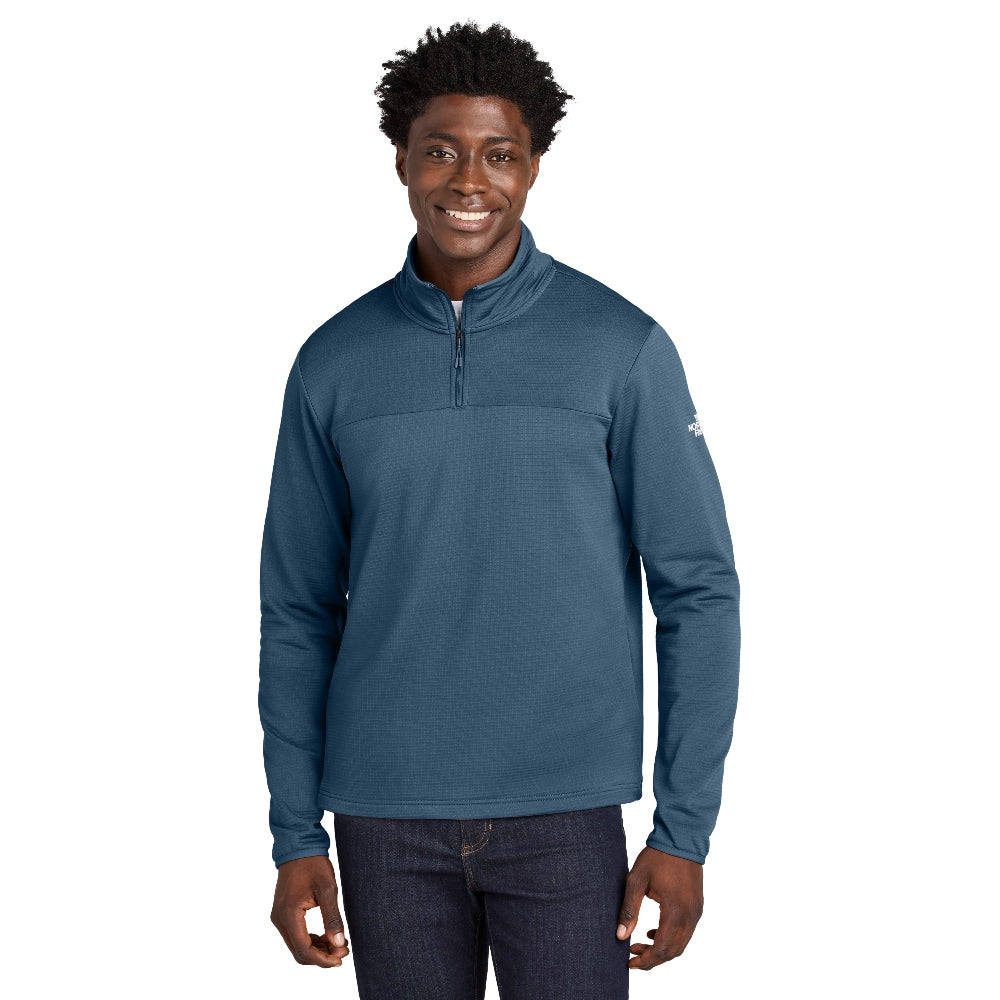The North Face® Aim 1/4-Zip Fleece - Shady Blue